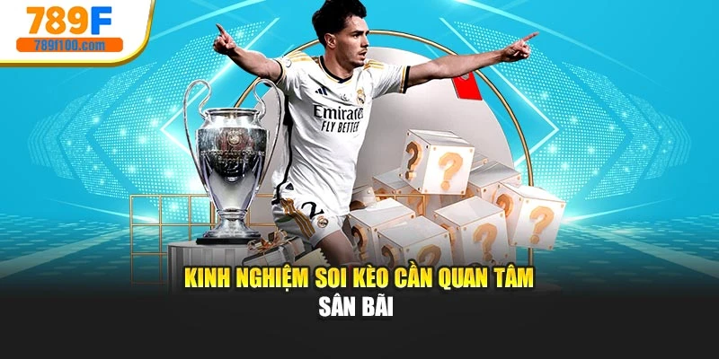 Kinh nghiệm soi kèo cần quan tâm sân bãi 