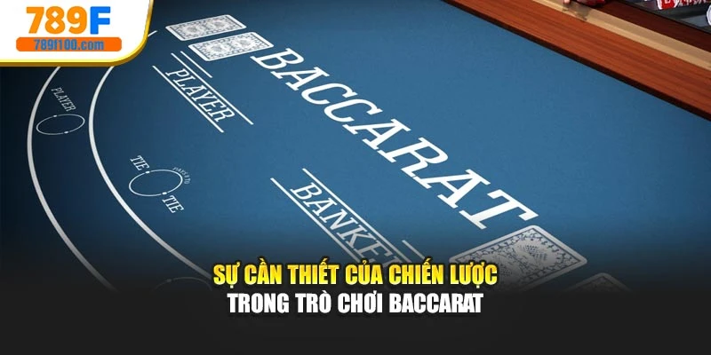 Sự cần thiết của chiến lược trong trò chơi Baccarat